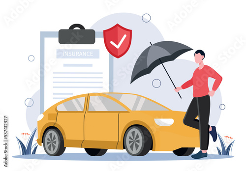 Auto insurance concept