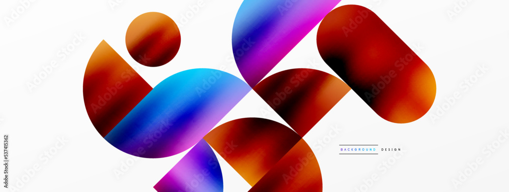 Circle geometric background. Metallic color shiny circles and round shapes. Vector Illustration For Wallpaper, Banner, Background, Card, Book Illustration, landing page Circle geometric background. Metallic color shiny circles and round shapes. Vector Illustration For Wallpaper, Banner, Background, Card, Book Illustration, landing page
