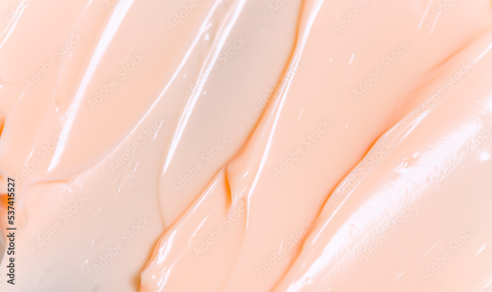 the texture of the cream. skin care cream. cosmetic product close-up