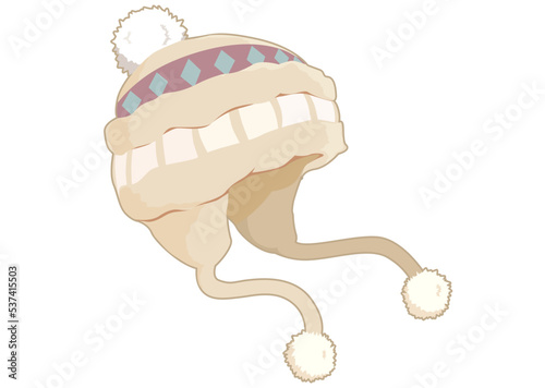 ニット帽のイラスト