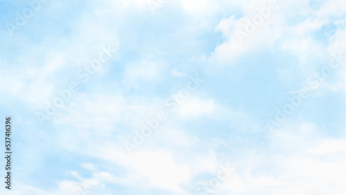 Cloudy blue sky abstract background, blue sky background with tiny clouds, 3d illustration