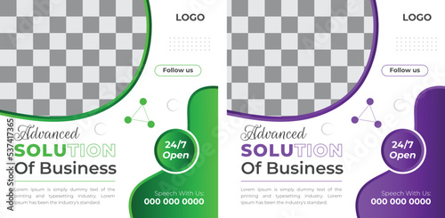 Slides abstract Unique Editable modern Social Media banner Template. Suitable background Set of Editable minimal square banner and web internet ads with Vector Templates.