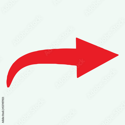 Wallpaper Mural red arrow Torontodigital.ca