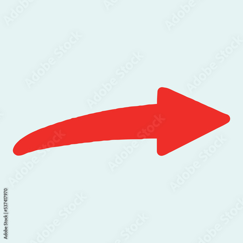 Wallpaper Mural Red arrow icon vector EPS- 10 Torontodigital.ca