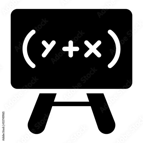 blackboard glyph icon