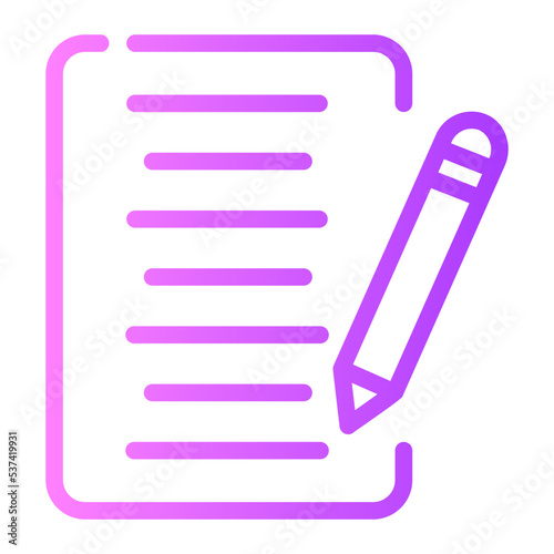 essay gradient icon
