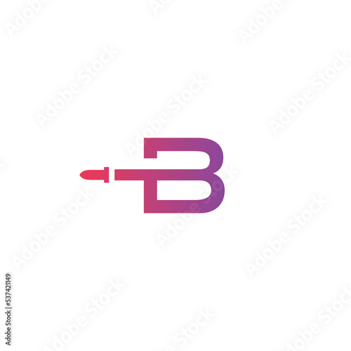 Free Download Letter B bullet logo simple and unique design - GFXLoad