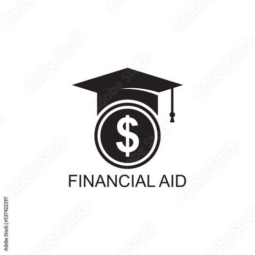 financial aid icon , business icon