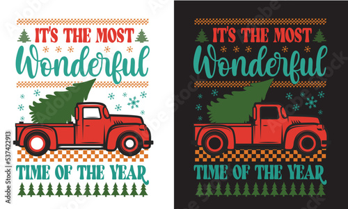 It’s The Most Wonderful Time Of The Year T-Shirt Design - PNG