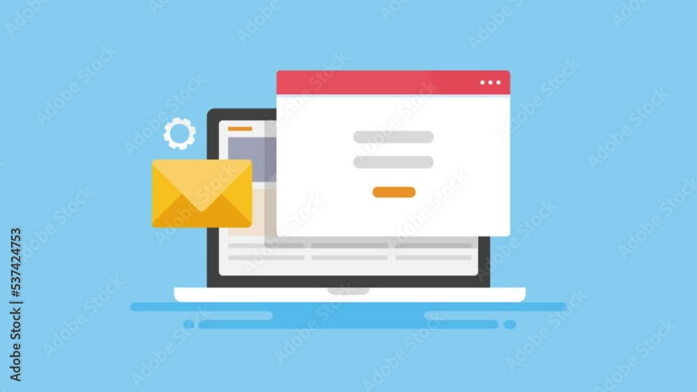 Digital content protection and management concept., video animation. Digital content protection and management concept., video animation.