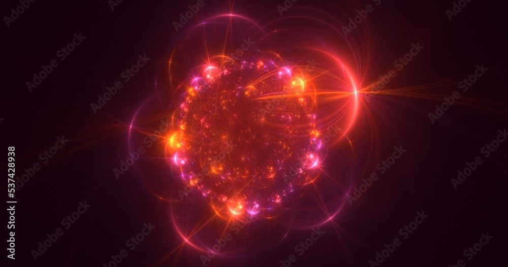 3D rendering abstract circle light background 3D rendering abstract circle light background