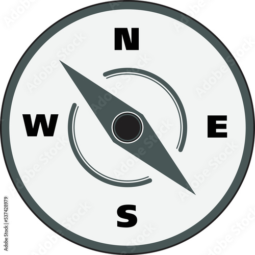 Illustration of compass icon