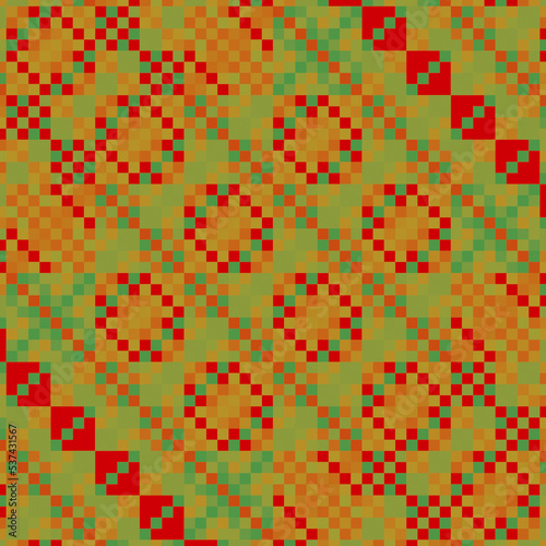 pattern with checkers for cloths printing