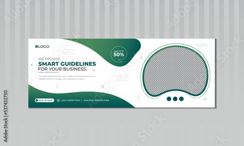 Business Digital Marketing Facebook cover page banner social media cover Facebook  template  corporate social media post design web banner template design for social network  Modern abstract flat corp