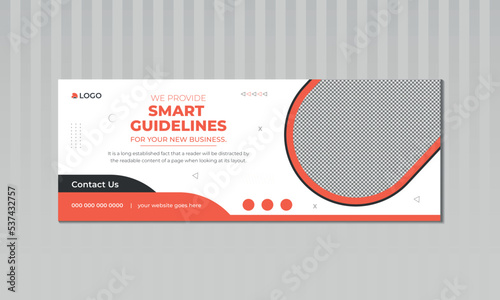  corporate social media post design web banner template design for social network  Modern abstract flat corporate business Facebook cover banner design Business Digital Marketing Facebook cover page 