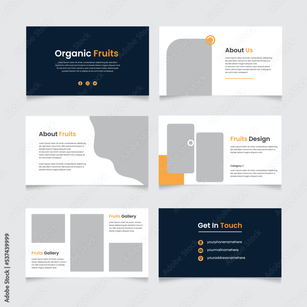 Presentation Design I Organic Fruits Pptx