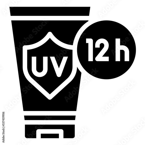 sunscreen glyph icon,linear,outline,graphic,illustration