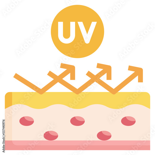 uv flat icon,linear,outline,graphic,illustration