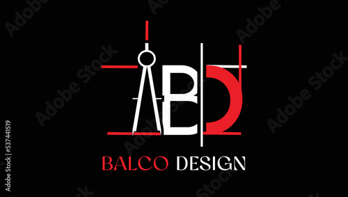 BD architecture logo BD Drawing logo