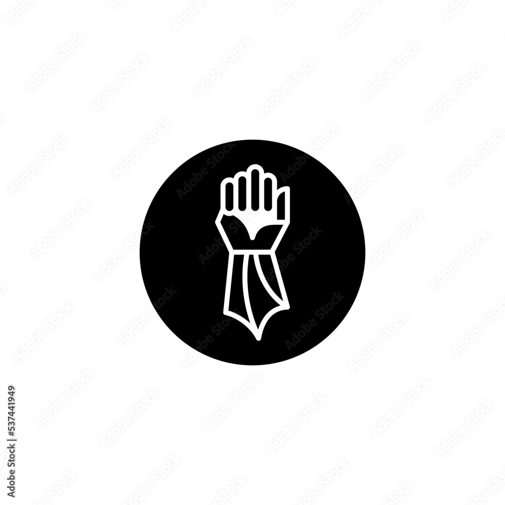 gauntlet icon vector design templates gauntlet icon vector design templates