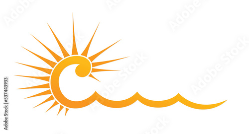 Symbol of the bright summer sun.