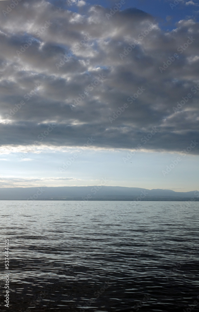 Fototapeta premium Genfer See bei Evian-les-Bains