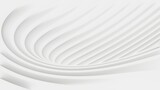 3d Illustration abstract Technology Wallpaper. White Tunnel Background.