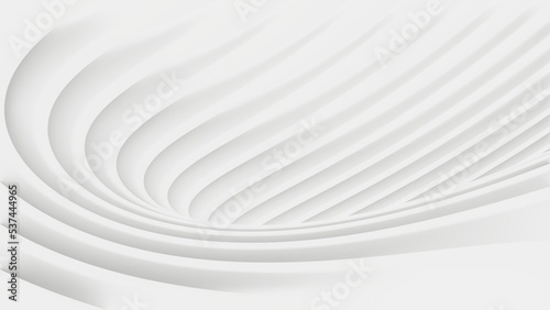 3d Illustration abstract Technology Wallpaper. White Tunnel Background. © sarawut