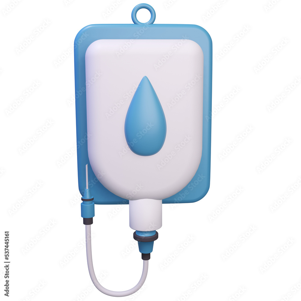 3D Intravenous Drip Isolated Object with High Quality Render 3D Intravenous Drip Isolated Object with High Quality Render