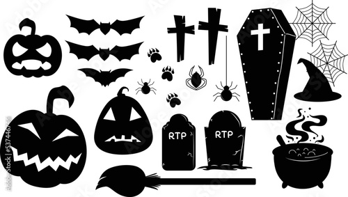 set of halloween icons