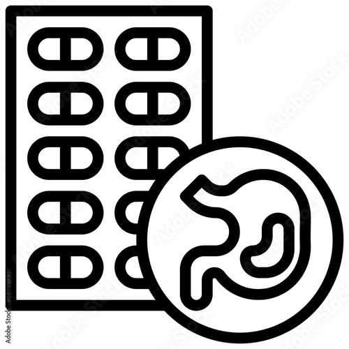 Pharmacy_drug line icon,linear,outline,graphic,illustration