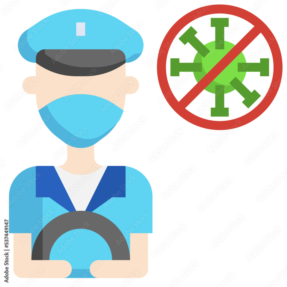 People with Mask_driver line icon,linear,outline,graphic,illustration