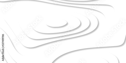 abstract Luxury paper cut background, Abstract decoration, white pattern and golden lines gradients, 3d Vector illustration, topographic canyon map light relief texture, curved layers.