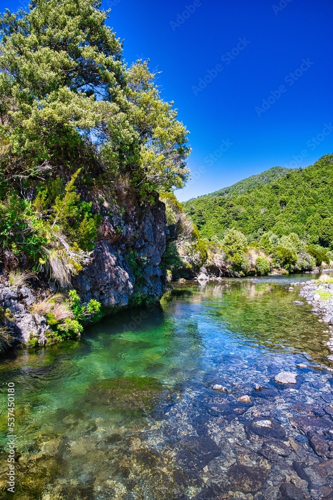 Waipakihi River, Kaimanawa Forest Park, New Zealand