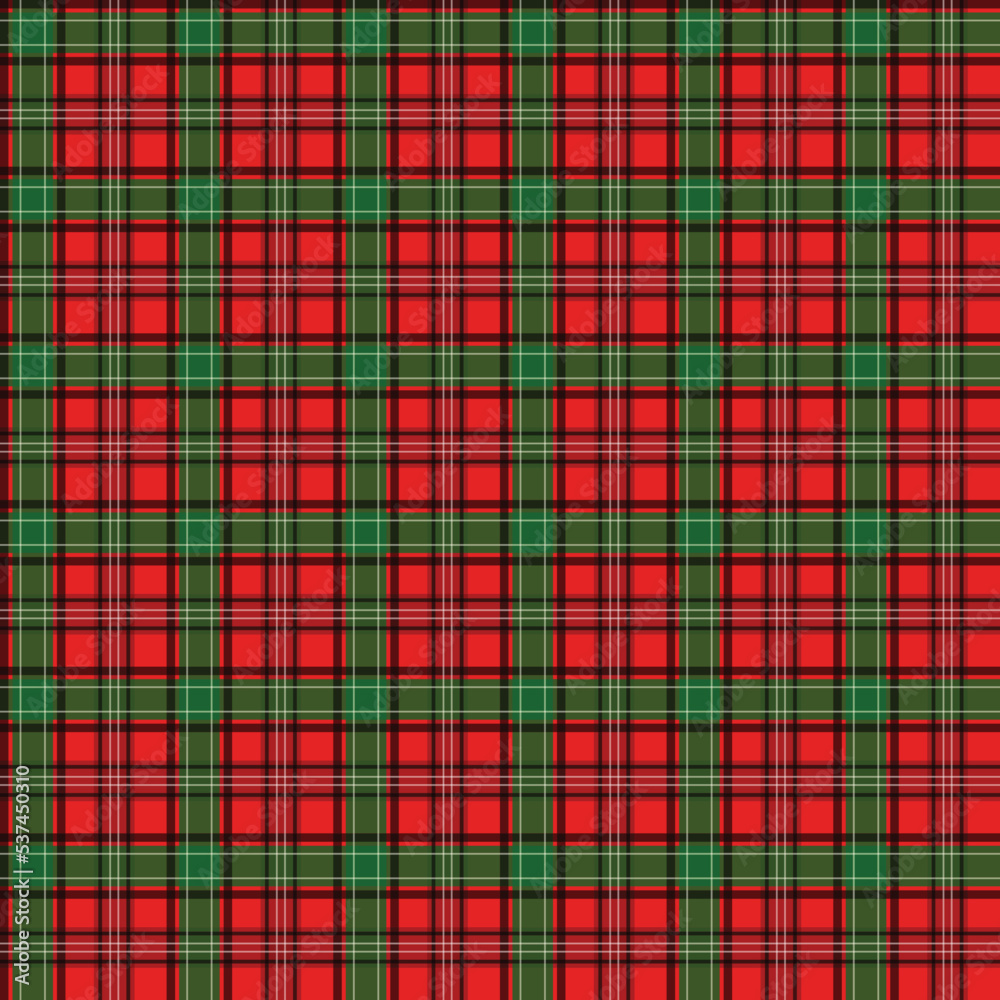 Obraz premium Beautiful seamless christmas pattern with spruce branches. berries and stars. Abstract vector illustration.