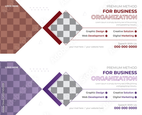 Facebook Cover and Web Banner Template, Corporate business social media design Facebook cover template Template banner and cover ads,
