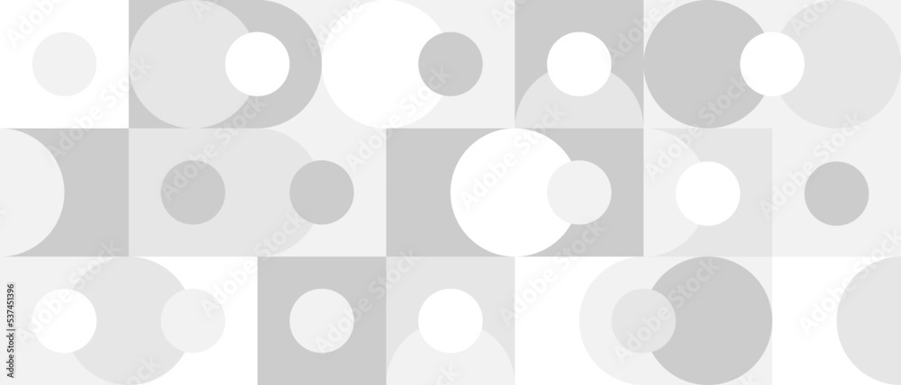 Seamless trendy white background for textiles or covers. Mosaic with gray texture of geometric shapes, template for web intro. Seamless trendy white background for textiles or covers. Mosaic with gray texture of geometric shapes, template for web intro.