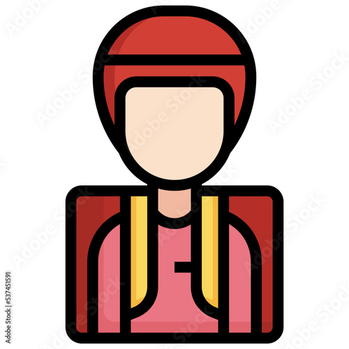 rider filled outline icon,linear,outline,graphic,illustration