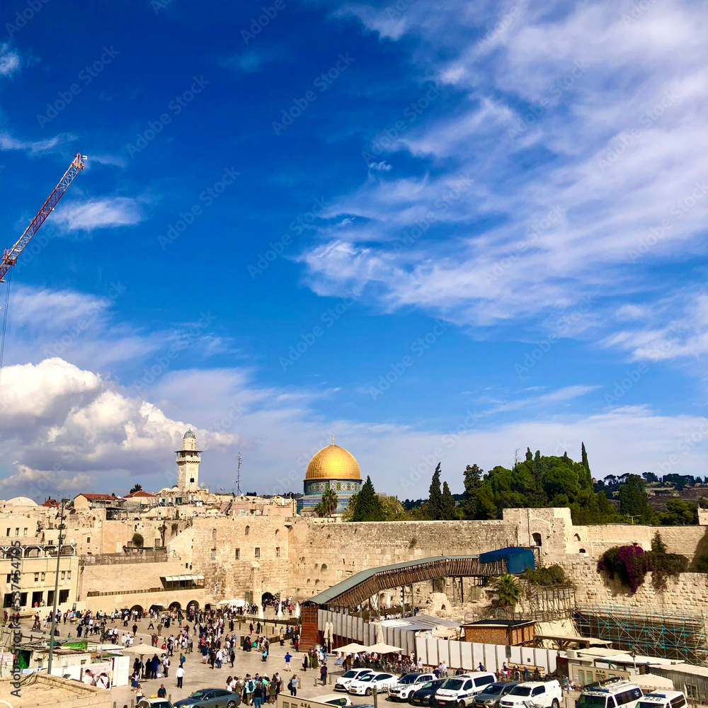 Fototapeta premium City old town, Israel