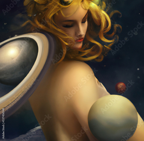 goddess in the universe