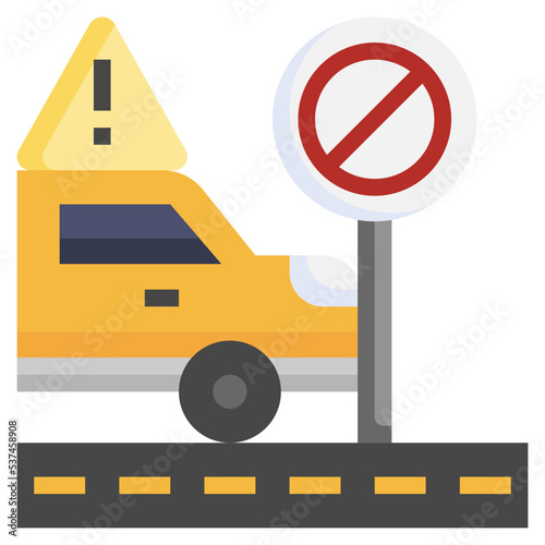 Car Accident_Car Crash line icon,linear,outline,graphic,illustration