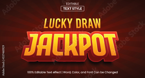 editable text effect, jackpot game theme