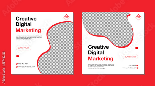 Feed ig digital marketing agency template design