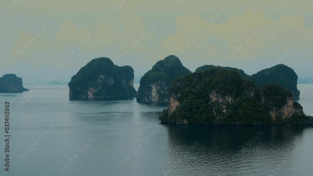 Viewpoint on tropical island in Thailand. Summer vacation trip Viewpoint on tropical island in Thailand. Summer vacation trip