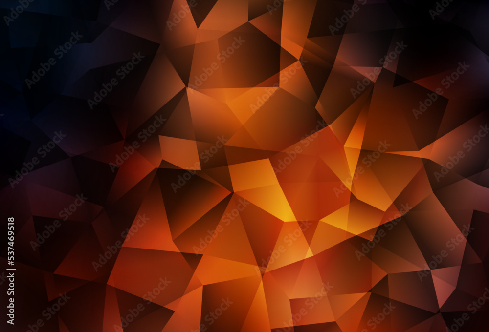 Dark Red vector abstract polygonal background. Dark Red vector abstract polygonal background.