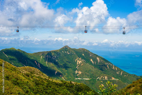 Ngong Ping, Lantau Island, in Hong Kong.