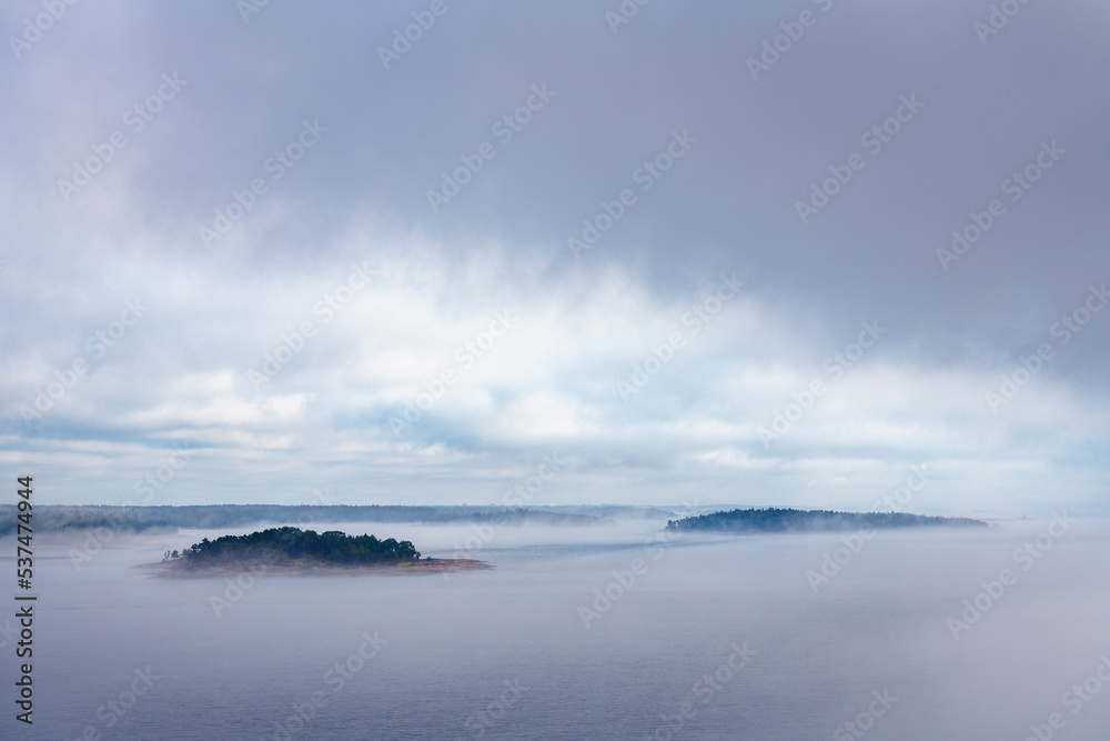 Hills in fog Hills in fog