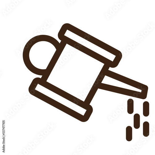 garden irrigation outline icon