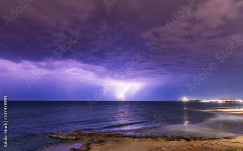 Temporale sul mare