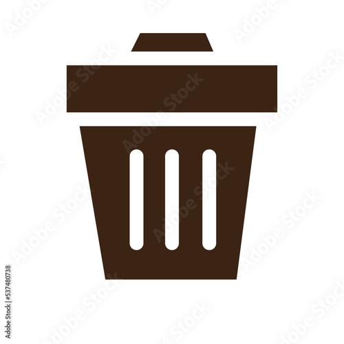 px bin delete line recycle trash ui